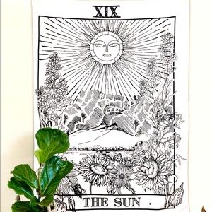 Tarot Tapestry The Moon The Star The Sun ☀️ BRAND NEW IN BAG